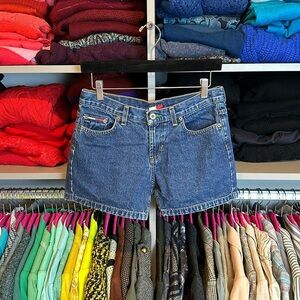 Tommy Hilfiger blue jean shorts size 3